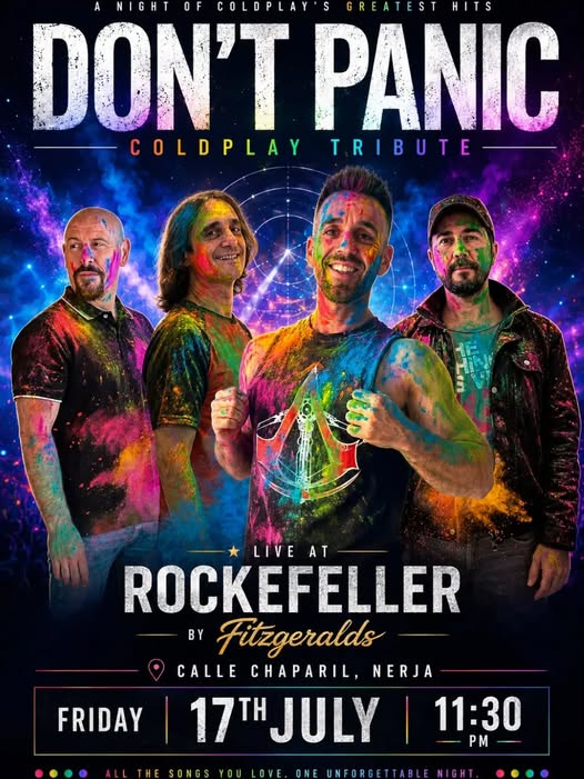 You are currently viewing ‘Don’t Panic Coldplay Tribute’ at the Rockreller (Fitzgeralds, Nerja)